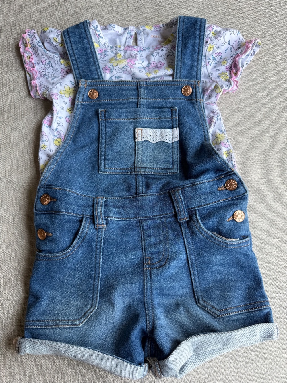 BCBG Girls Overall Shorts